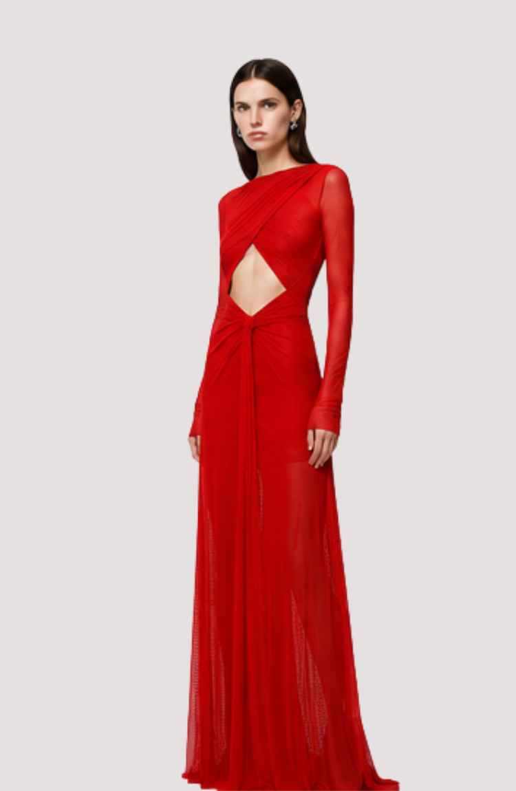 The Transit Ls Mesh Dress - Image 5
