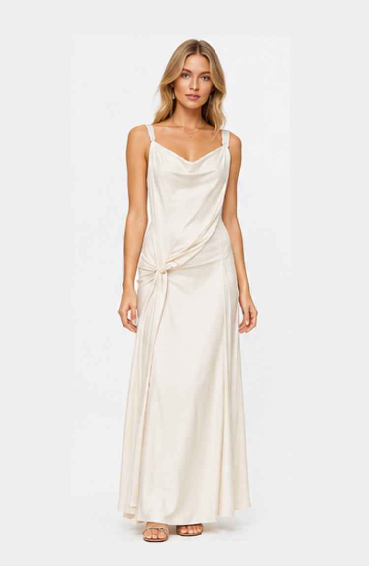 The Horizon Satin Dress - Image 2