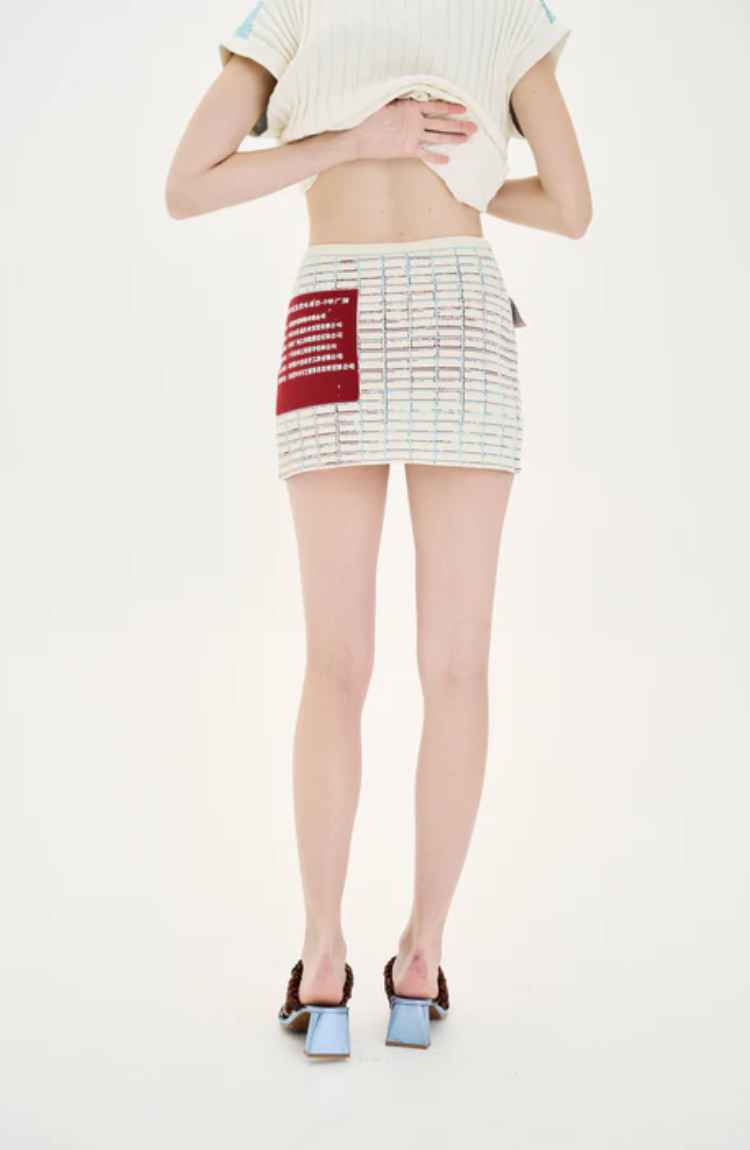 Eila Plaid Print Shorts With Pocket - Image 3