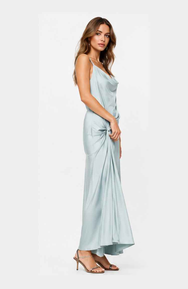 The Horizon Satin Dress - Image 8