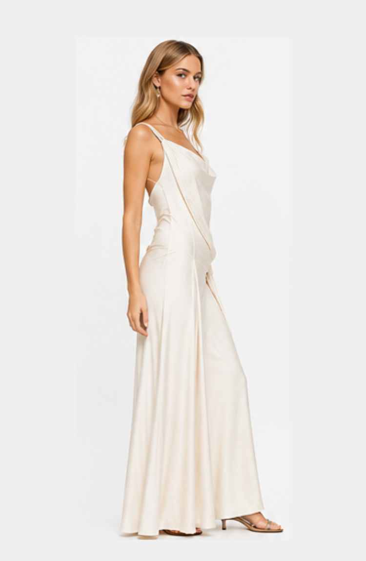 The Horizon Satin Dress - Image 7