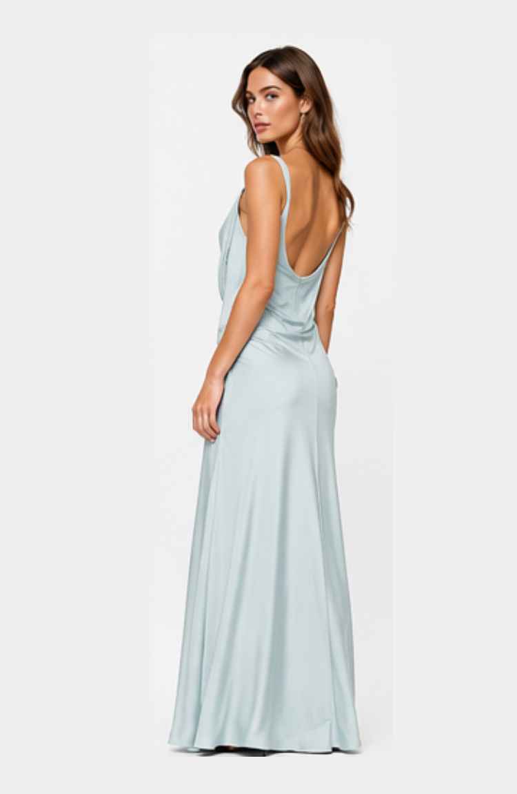 The Horizon Satin Dress - Image 5