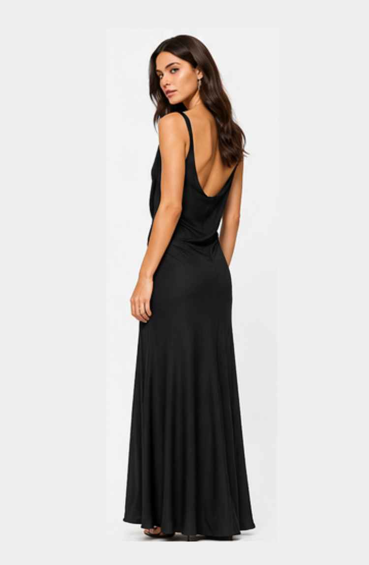 The Horizon Satin Dress - Image 3