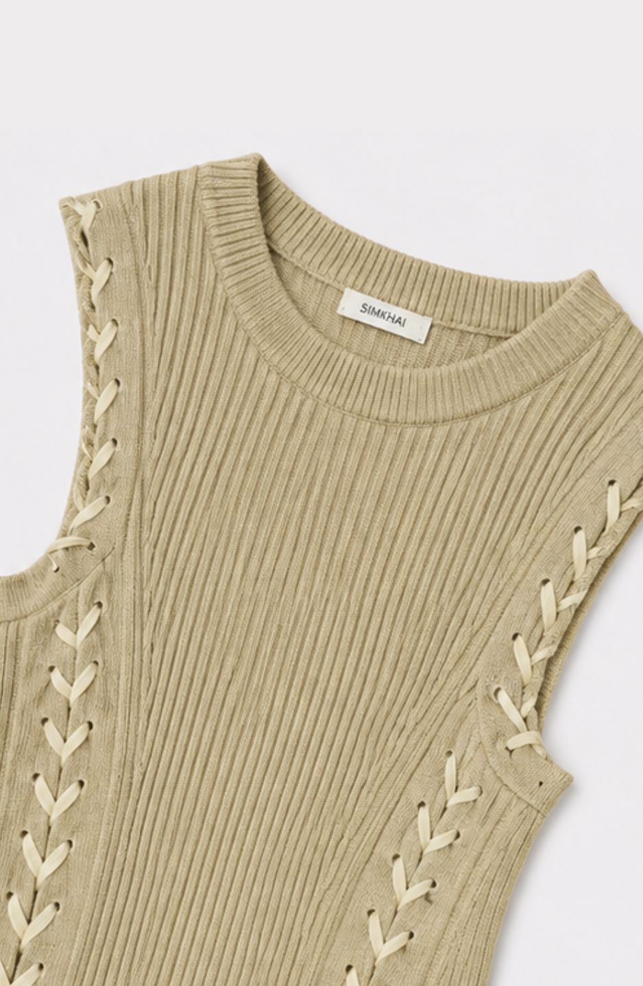 Lorena Lace-Up Midi Dress - Image 4